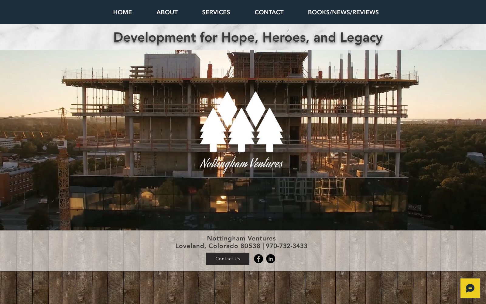 The current Nottingham Ventures homepage